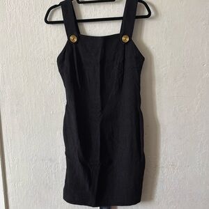 Carlisle Vintage Silk Black Dress size 6